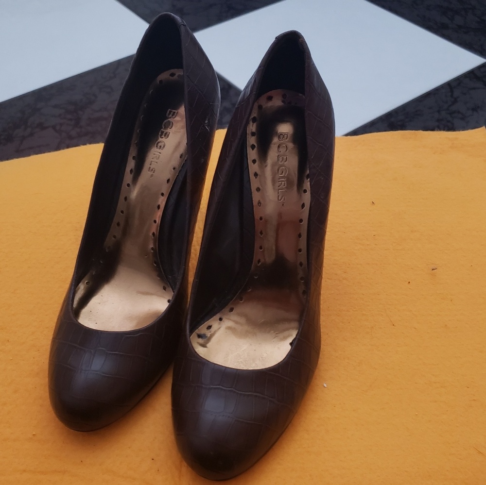 Brown heels